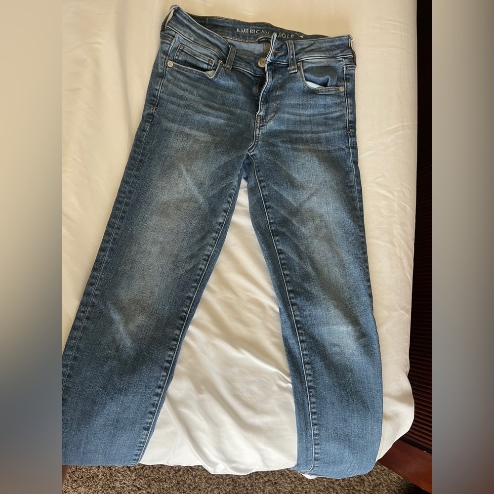 American Eagle kids super stretch skinny jeans